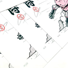 Lade das Bild in den Galerie-Viewer, doberman affiche run serigraphie
