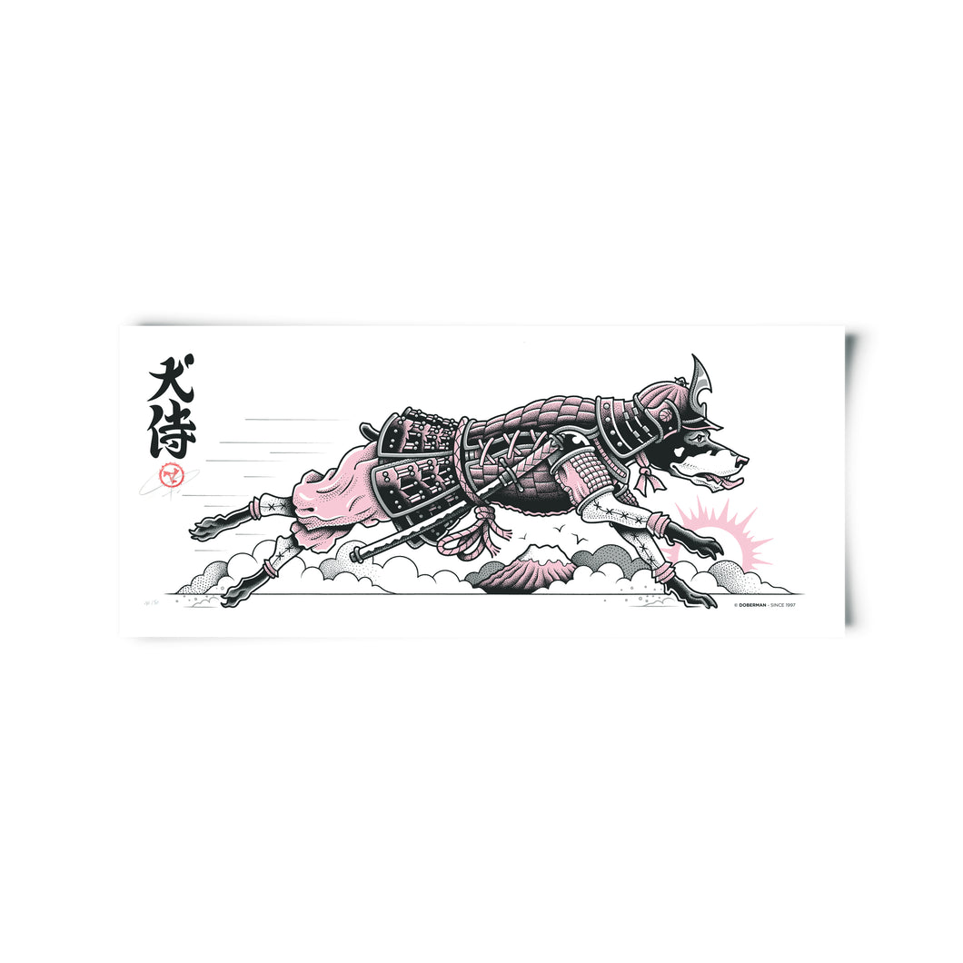 doberman run affiche