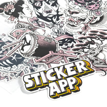 画像をギャラリービューアに読み込む, doberman pack stickers
