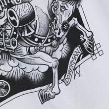 Lade das Bild in den Galerie-Viewer, doberman t-shirt samurai blanc
