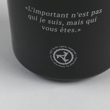 Load image into Gallery viewer, mug phrase logo doberman
